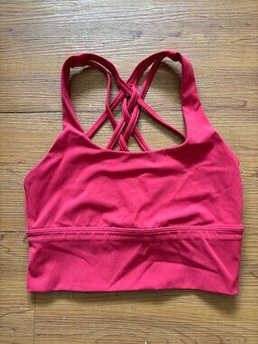 Red Sports Bra